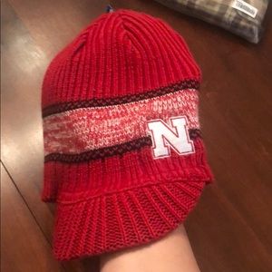 Adidas brand Nebraska beanie with bill